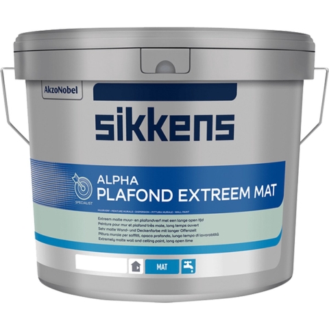 Sikkens Alpha Plafond Extreem Mat - Op Kleur Gemengd - 2,5 L
