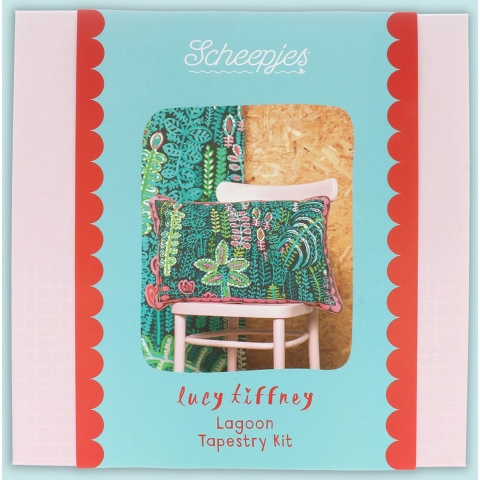 Scheepjes Lucy Tiffney Borduurkit 60x40cm Lagoon
