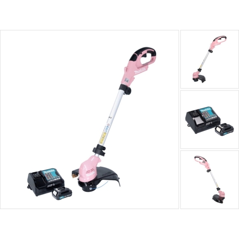 Makita UR100DSAP | Draadloze grastrimmer | Roze | Set