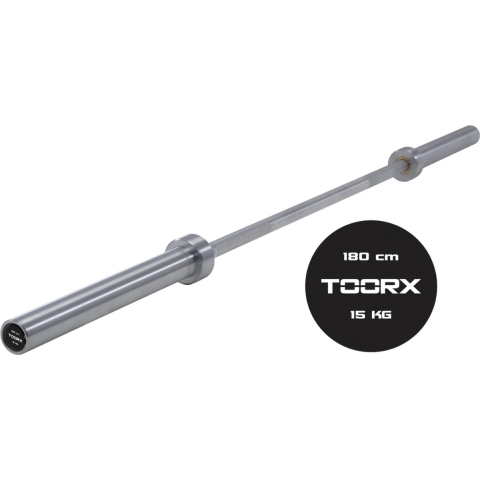 Toorx Olympische Halterstang - Chrome - 180 cm