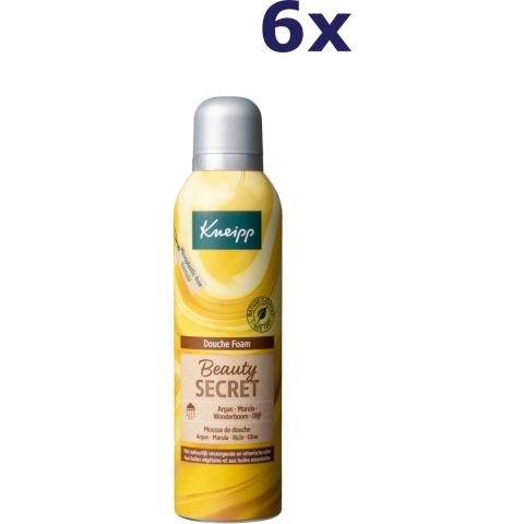 6x Kneipp Douche Foam Beauty Secret 200 ml