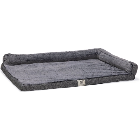 Nano Chill Kuzzi - Orthopedisch Benchkussen - Grijs - 106x69x5 cm