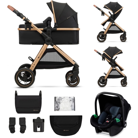 Kinderwagen Kinderkraft Esme 3-in-1 incl. Autostoel Pure Black