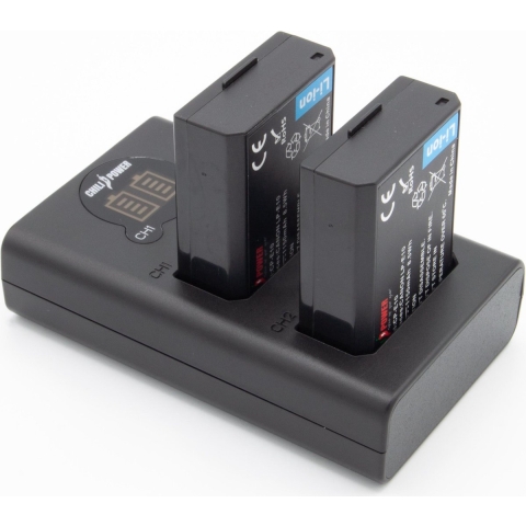 ChiliPower LP-E10 Canon USB Duo Kit - Camera accu set