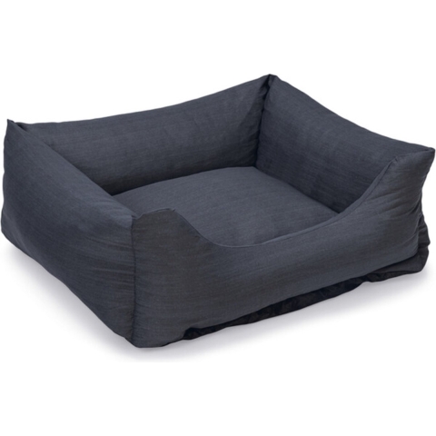 Beeztees Ligbed Sofixa - Hondenmand - Antraciet - 65x60x20 cm