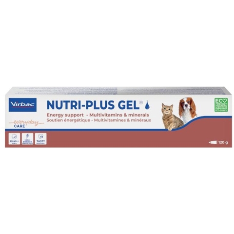 Virbac Nutri-Plus Gel voor hond & kat 3 x 120 g