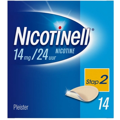 Nicotinell Pleisters 14 mg - voor stoppen met roken
