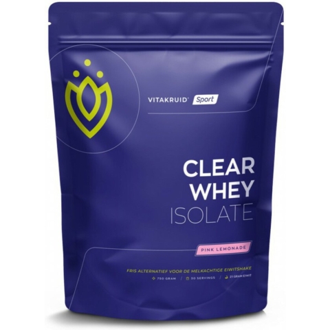 Vitakruid Clear Whey Isolate Pink Lemonade Poeder
