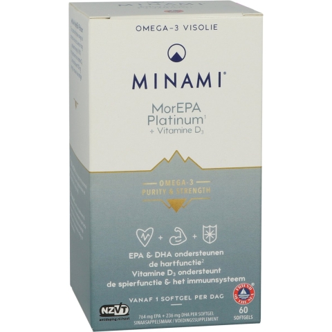 Minami MorEPA Platinum + Vitamine D3 Softgels