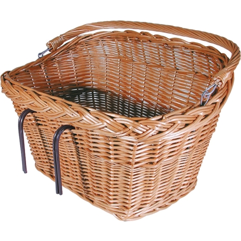 Rieten Fietsmand Rechthoekig
