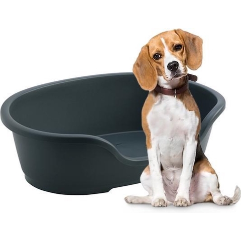 Moderna plastic hondenmand 80 cm zwart - Gebr. De boon