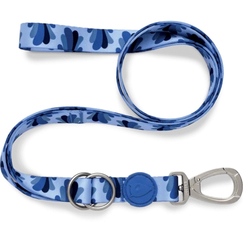 Morso Morso hondenriem verstelbaar gerecycled splash blauw