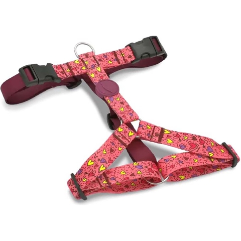 Morso Morso hondentuig h-tuig gerecycled pink think roze