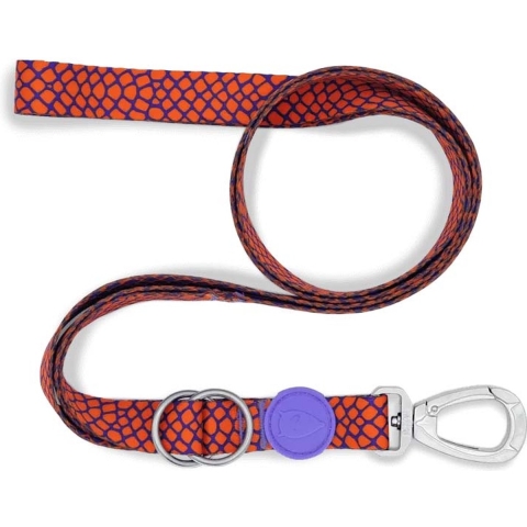 Morso Morso hondenriem verstelbaar gerecycled urban lizard rood