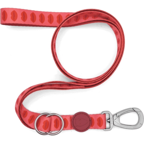 Morso Morso hondenriem verstelbaar gerecycled lipstick roze