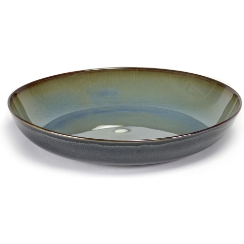 SERAX - Terres de Reves - Pastabord 23,5cm Misty Grey/Dark Blue