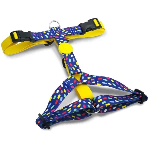 Morso Morso hondentuig h-tuig gerecycled color invaders paars