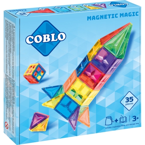 Coblo Magnetische Bouwstenen Classic 35 Stuks