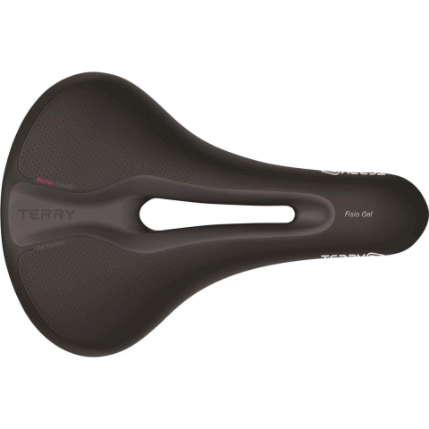 Fietszadel Fisio Gel Dames Zwart