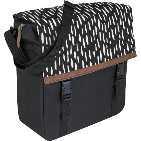 Enkele fietstas Shopper Nara 17L Zwart