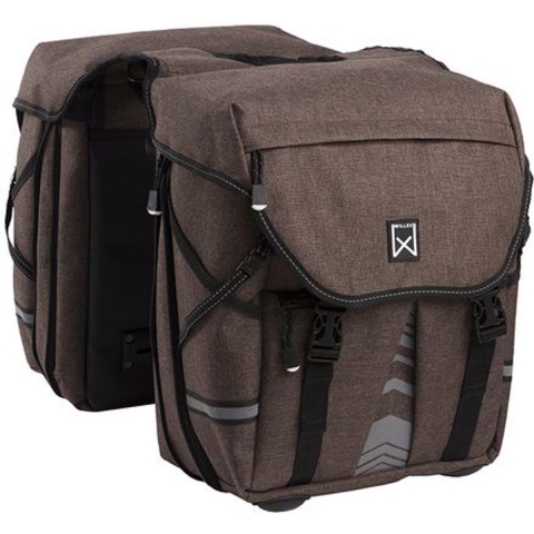 Dubbele fietstas Bagagetas S 1200 20L Bruin