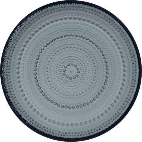 IITTALA - Kastehelmi - Plat Bord 25cm Dark Grey