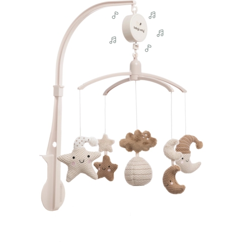 Muziekmobiel Heaven Baby's Only Clay/Warm Linen