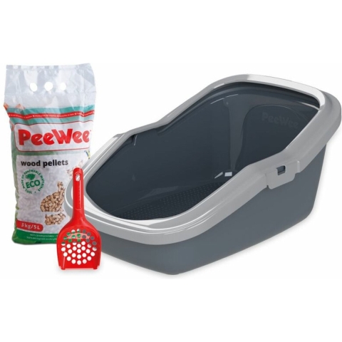PeeWee Startpakket EcoMinor Antraciet - Grijs 56 x 39 x 27,5 cm