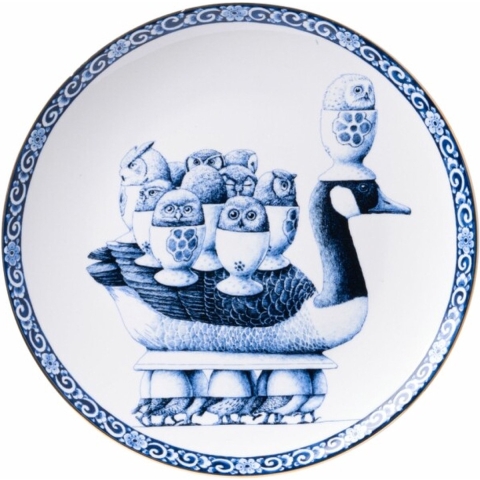 HEINEN - Wandborden - Bord Eend 26cm