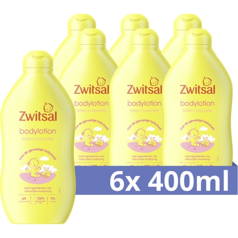 6x Zwitsal Bodylotion 400 ml
