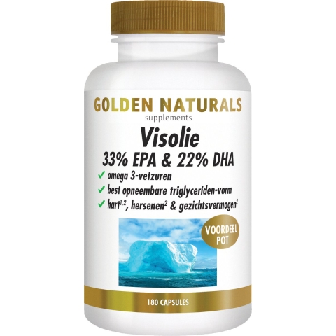 Golden Naturals Visolie 33% EPA&22% DHA 180 softgels