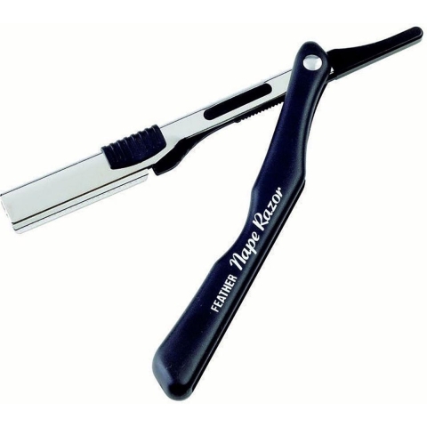 Feather - Nape Razor - Zwart