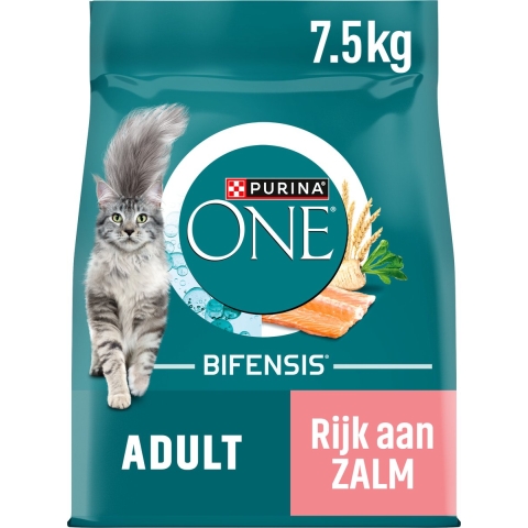 Purina ONE Adult Kattenvoer Zalm 7,5 kg