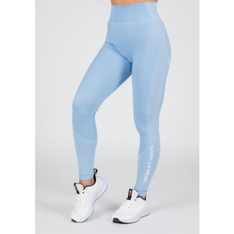 Gorilla Wear Selah Seamless Leggings - Lichtblauw - XS/S