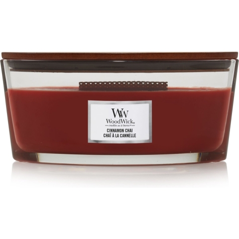 WoodWick Geurkaars Ellipse Cinnamon Chai 454 gr