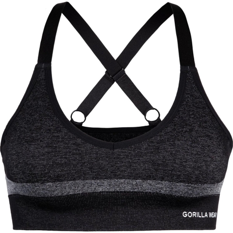 Gorilla Wear Selah Seamless Sportbeha - Zwart - M/L