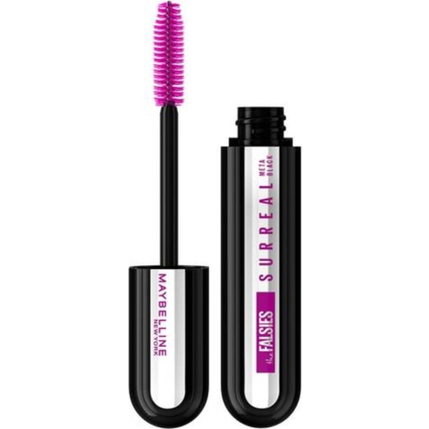 3x Maybelline The Falsies Surreal Extensions Mascara Meta Black 10 ml