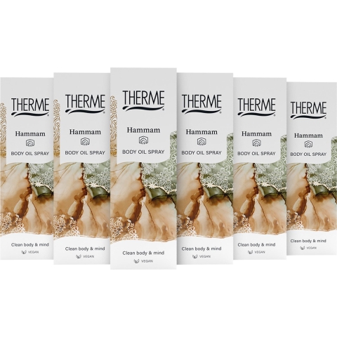 6x Therme Body Oil Spray Hammam 125 ml