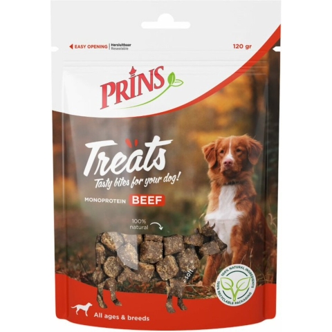 10x Prins Treats Hondensnacks Rund 120 gr