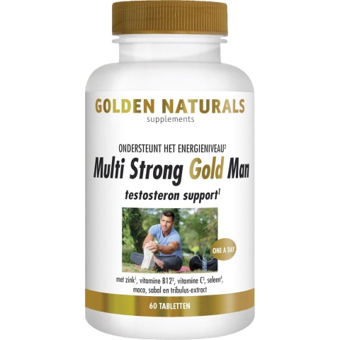 Golden Naturals Multi Strong Gold Man 60 tabletten