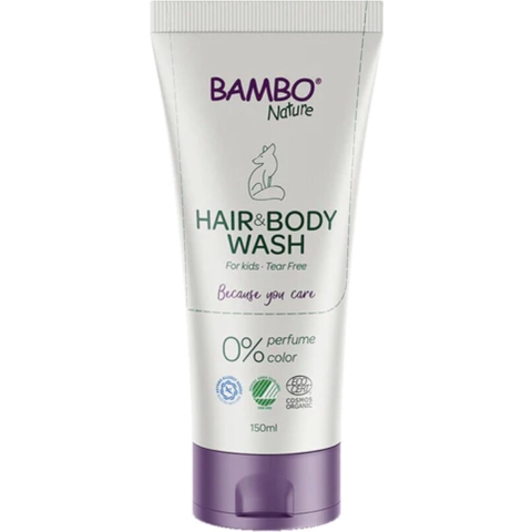6x Bambo Nature Hair&Body Wash 150 ml