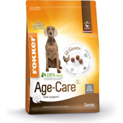 3x Fokker Hondenvoer Age-Care 2,5 kg
