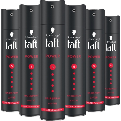 6x Taft Hairspray Power 250 ml