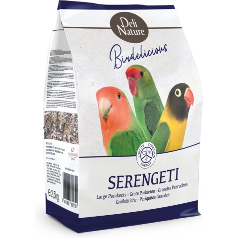 4x Deli Nature 5 Sterren Menu Afrikaanse Parkiet 2,5 kg