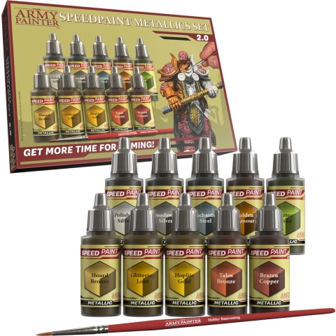The Army Painter: Speedpaint Metallics Set 2.0 - Verf