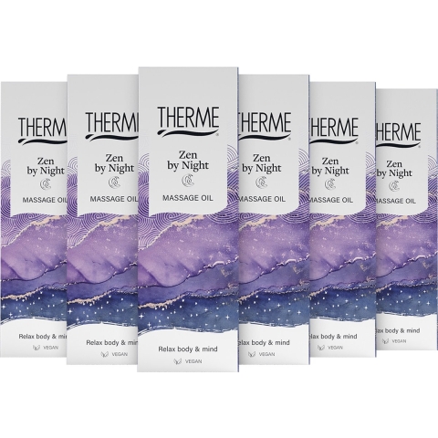 6x Therme Massage Olie Zen by Night 125 ml