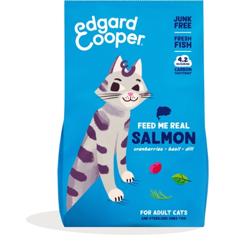 Edgard&Cooper Kattenvoer Adult Zalm 4 kg