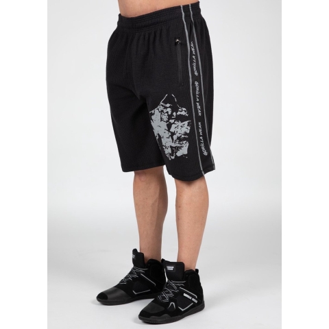 Gorilla Wear Buffalo Old School Workout Shorts - Zwart/Grijs - S/M