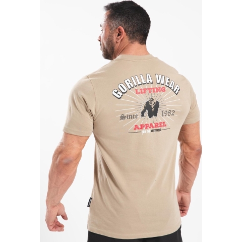 Gorilla Wear Oregon T-shirt - Beige - 3XL