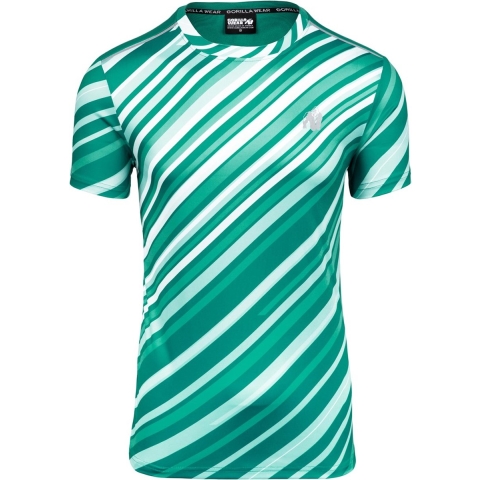 Gorilla Wear Easton T-shirt - Groen/Wit - 2XL